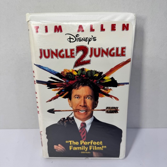 Walt Disney Home Video Other - Disney Jungle 2 Jungle VHS‎ Tim Allen Martin Short 1997 Family Comedy Vintage